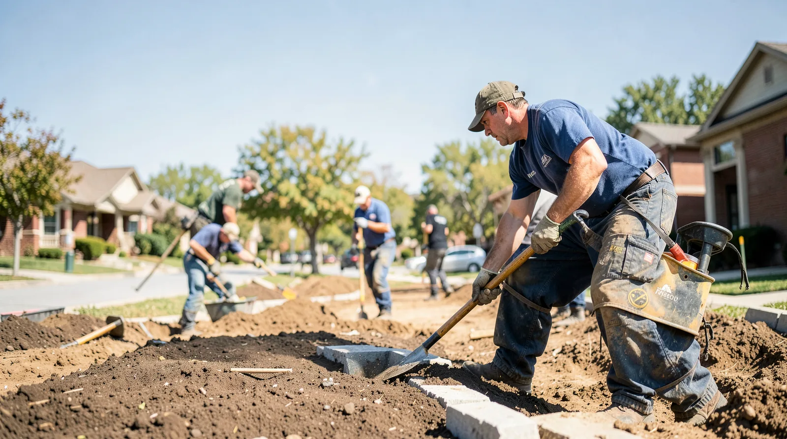 Retaining Wall Construction in Martensdale, IA